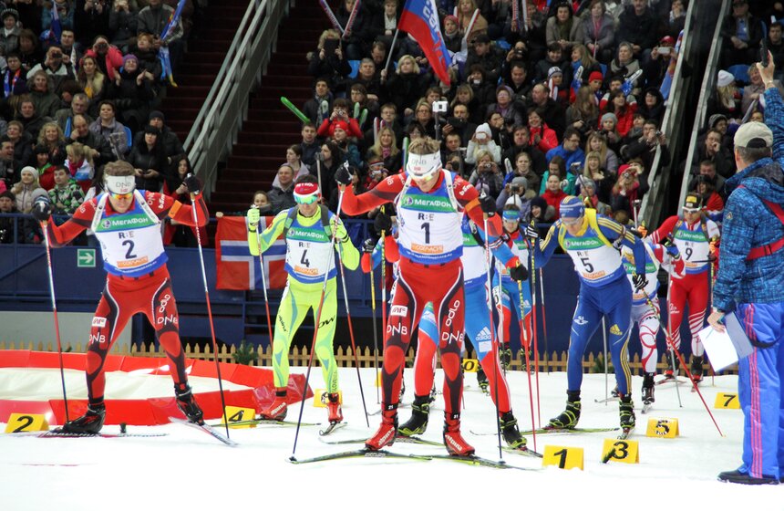 В Москве завершилась биатлонная "Гонка чемпионов" 5 фото