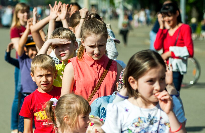 День защиты детей в парке Горького и МУЗЕОНЕ 16 фото