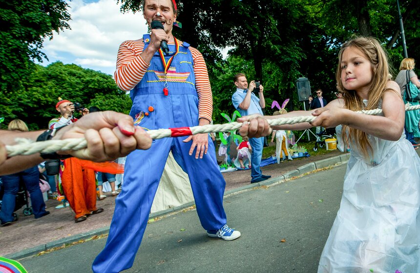 День защиты детей в парке Горького и МУЗЕОНЕ 14 фото