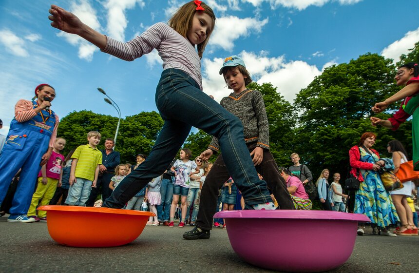 День защиты детей в парке Горького и МУЗЕОНЕ 19 фото