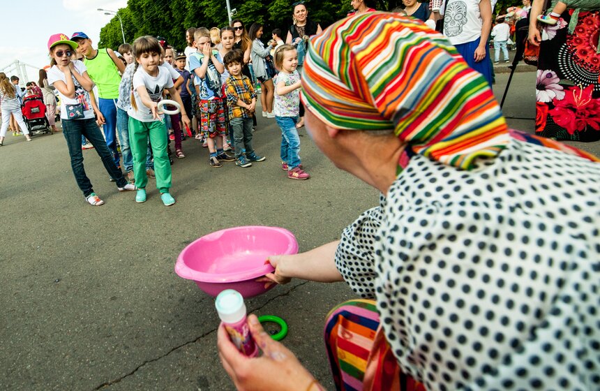 День защиты детей в парке Горького и МУЗЕОНЕ 21 фото