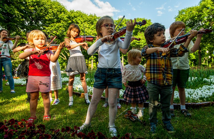 День защиты детей в парке Горького и МУЗЕОНЕ 24 фото