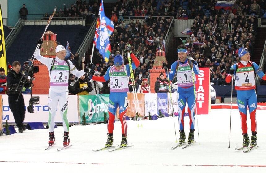 В Москве завершилась биатлонная "Гонка чемпионов" 17 фото