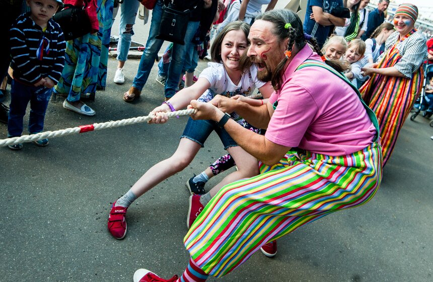 День защиты детей в парке Горького и МУЗЕОНЕ 13 фото