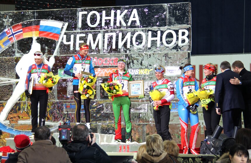 В Москве завершилась биатлонная "Гонка чемпионов" 18 фото