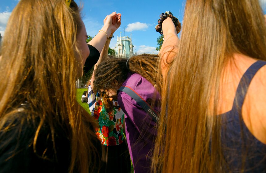 День хиппи в парке "Царицыно". Фоторепортаж 7 фото