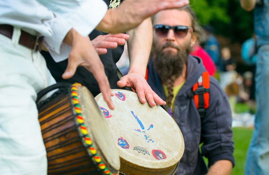 День хиппи в парке "Царицыно". Фоторепортаж 12 фото