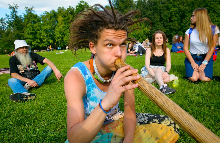 День хиппи в парке "Царицыно". Фоторепортаж 13 фото