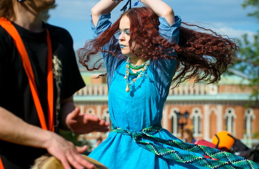 День хиппи в парке "Царицыно". Фоторепортаж 1 фото