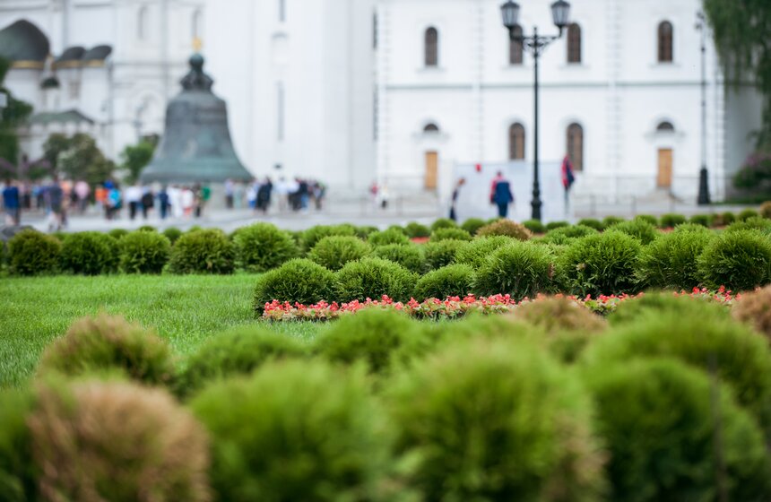 Парк на месте 14-го корпуса Московского Кремля. Фоторепортаж 15 фото