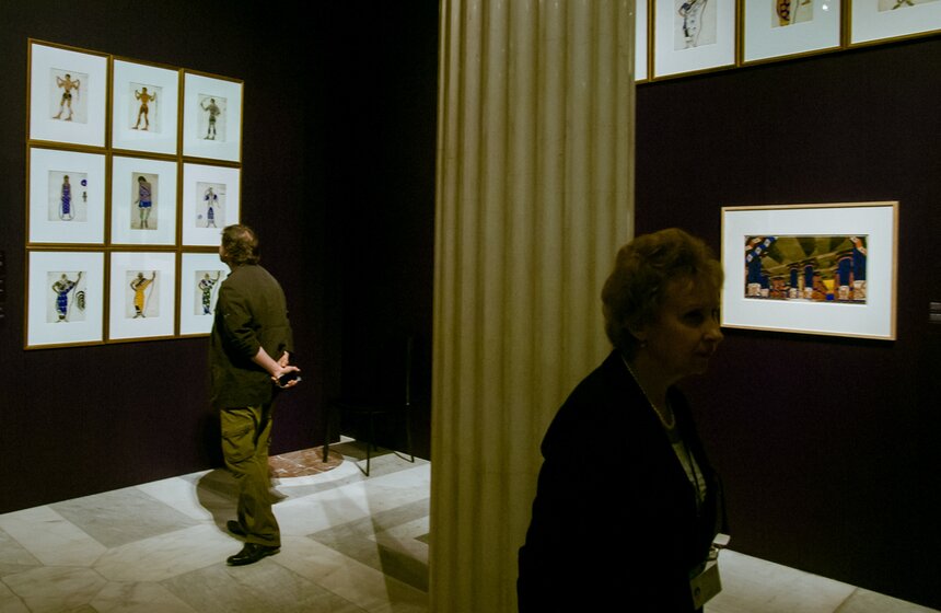 Выставка "Лев Бакст" в ГМИИ им. Пушкина 24 фото