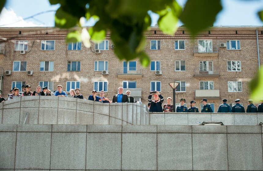 Учения МЧС у башен "Москва-Сити" 28 фото