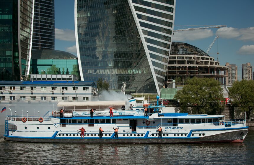 Учения МЧС у башен "Москва-Сити" 25 фото