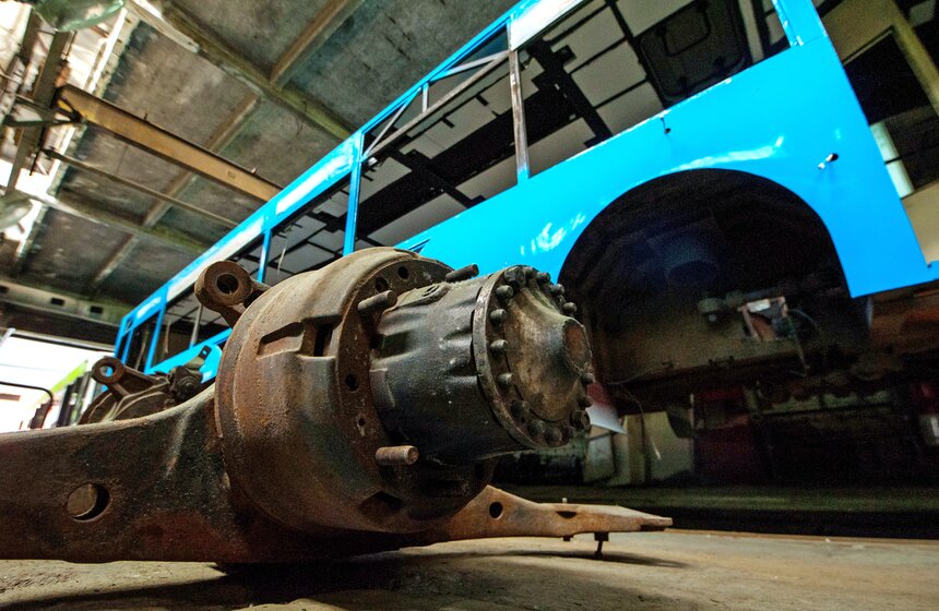 Как ремонтируют троллейбусы на Сокольническом заводе 9 фото