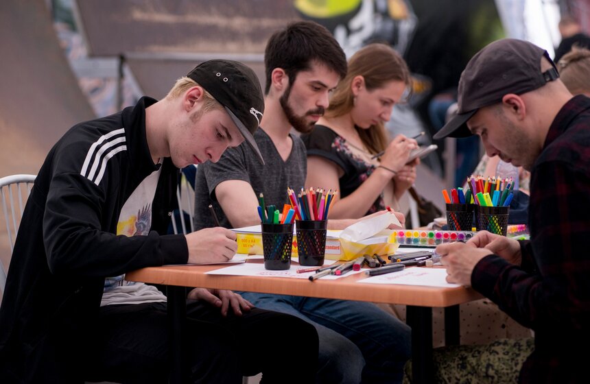 Конкурс граффити "Разноцветная Москва" 21 фото