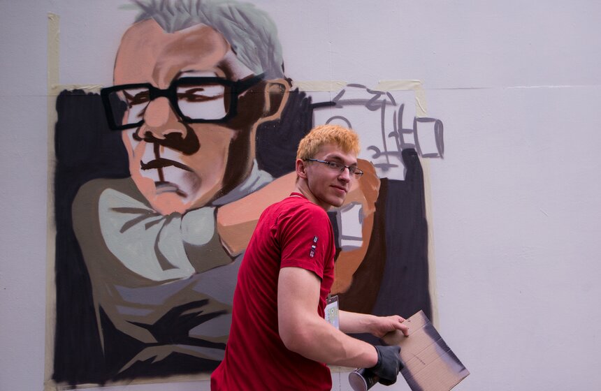 Конкурс граффити "Разноцветная Москва" 13 фото