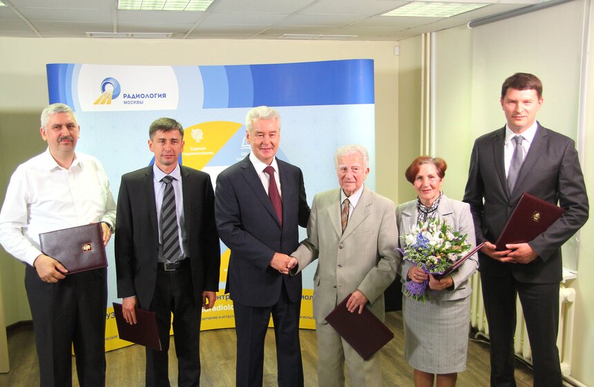 Собянин посетил Научно-практический центр медицинской радиологии 16 фото