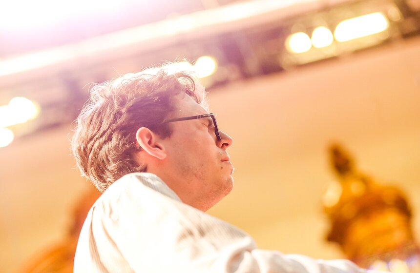 Концерт пианиста Люки Дебарга в Московской консерватории 4 фото