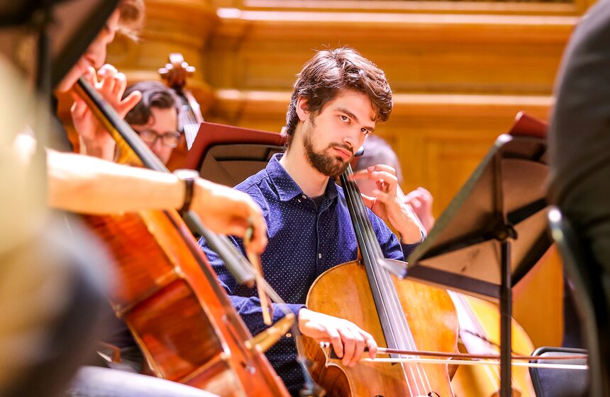 Концерт пианиста Люки Дебарга в Московской консерватории 15 фото