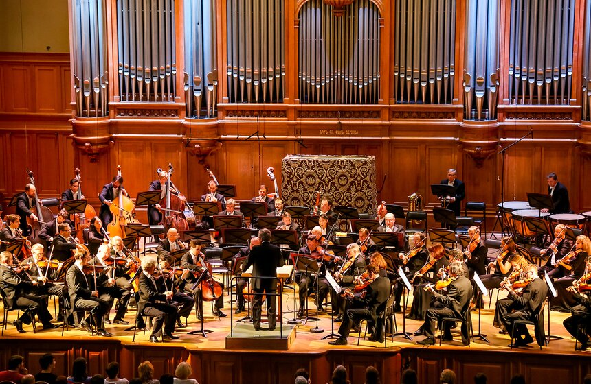 Концерт пианиста Люки Дебарга в Московской консерватории 22 фото