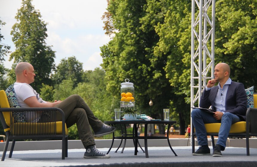 "Лето в парке": звезды в гостях у "Москвы 24" 5 фото