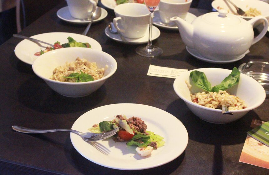 Мастер-класс в кафе "Город. Social cafe" 7 фото