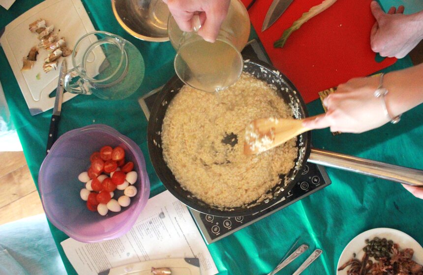 Мастер-класс в кафе "Город. Social cafe" 1 фото