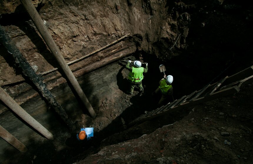 При раскопках в Зарядье обнаружили уникальные находки 20 фото