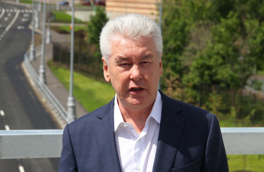 Собянин осмотрел ход строительства эстакады на Липецкой улицы 17 фото