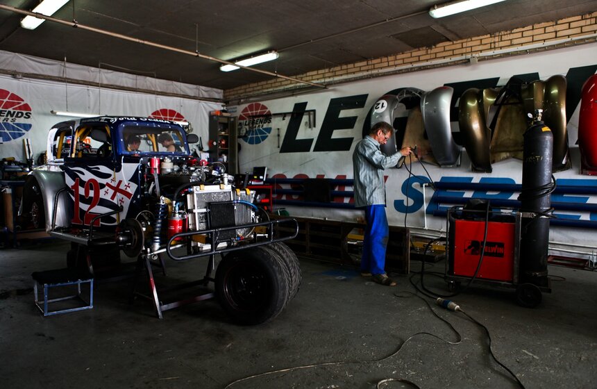 Тренировочный заезд автогоночной серии "Формула-Россия" 20 фото