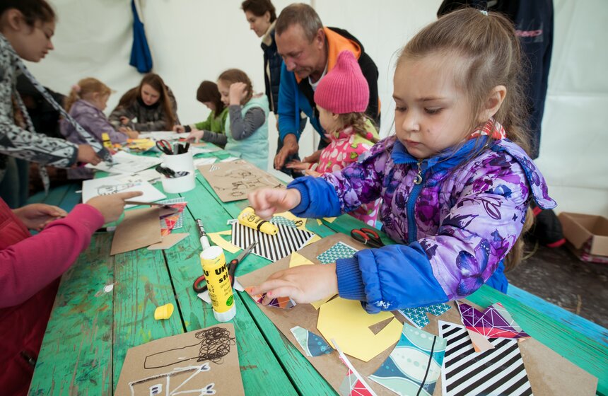 В арт-парке Никола-Ленивец прошел фестиваль "Архстояние Детское" 13 фото
