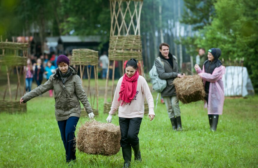 В арт-парке Никола-Ленивец прошел фестиваль "Архстояние Детское" 15 фото