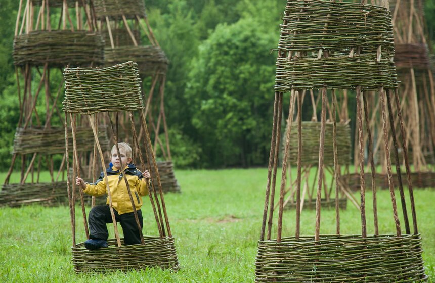 В арт-парке Никола-Ленивец прошел фестиваль "Архстояние Детское" 3 фото