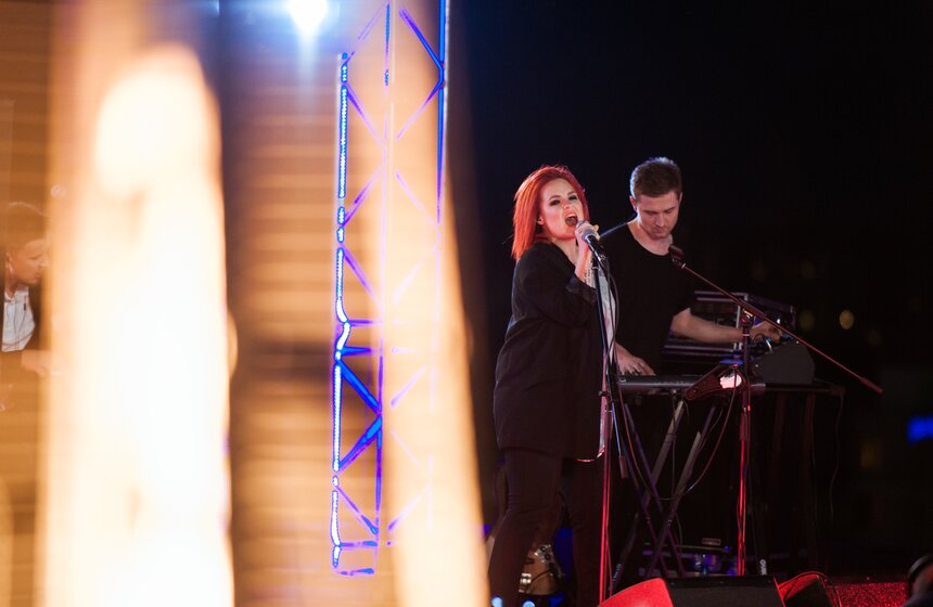 Концерт Guru Groove Foundation на столичной крыше 14 фото