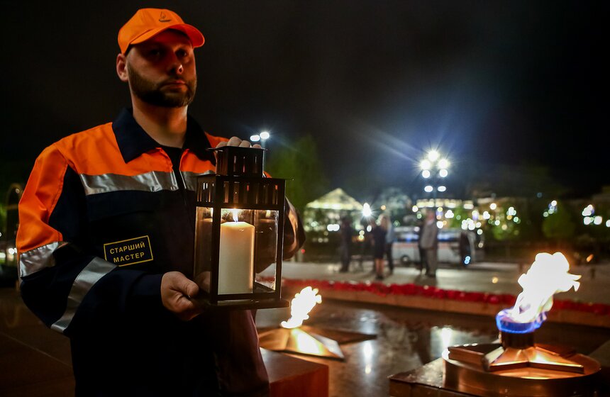 Торжественная церемония профилактики Вечного огня 25 фото