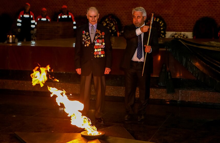 Торжественная церемония профилактики Вечного огня 24 фото