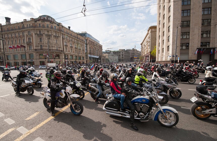 Столичные байкеры открыли мотосезон-2016 21 фото