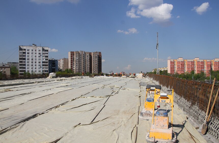 Мэр осмотрел строительство развязки на Волгоградском проспекте 6 фото