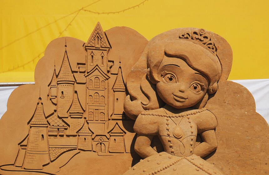 "Волшебный мир песка" в музее-заповеднике "Коломенское" 3 фото