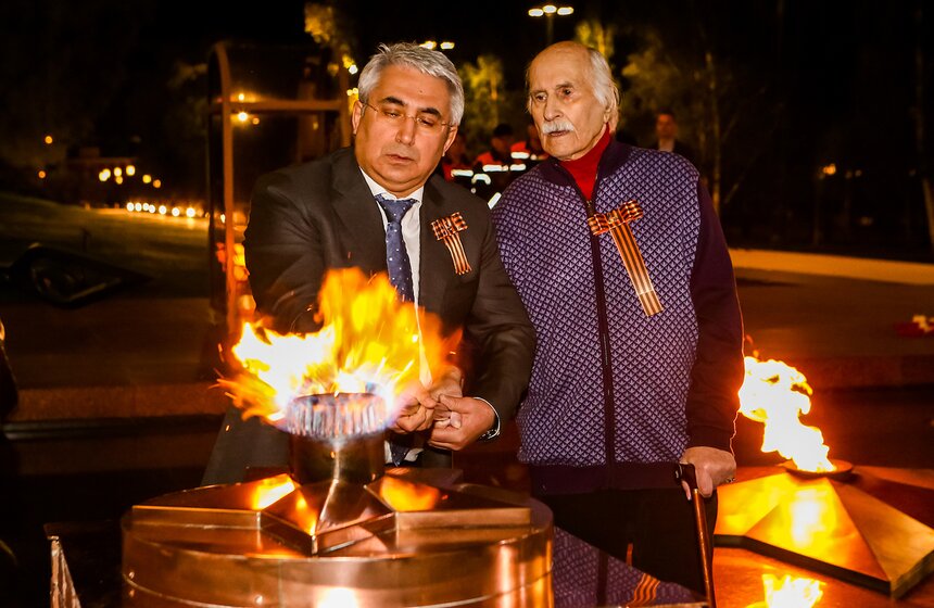 Торжественная церемония профилактики Вечного огня 11 фото