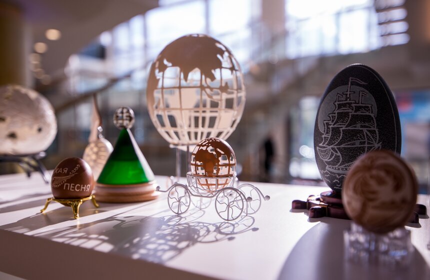 Фестиваль пасхальных яиц в театре "Русская песня" 11 фото