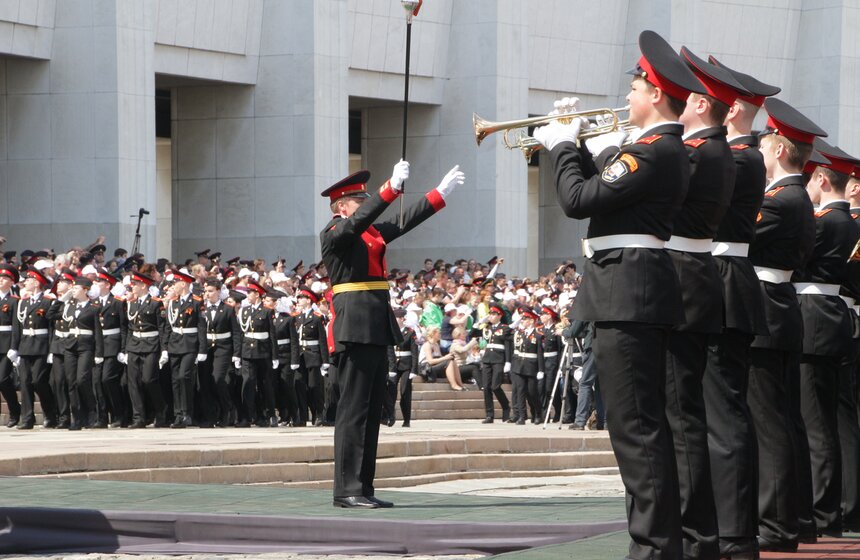 Московский парад кадетов на Поклонной горе 22 фото