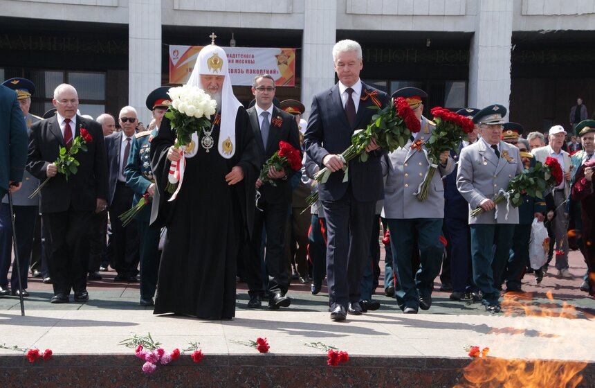 Московский парад кадетов на Поклонной горе 28 фото