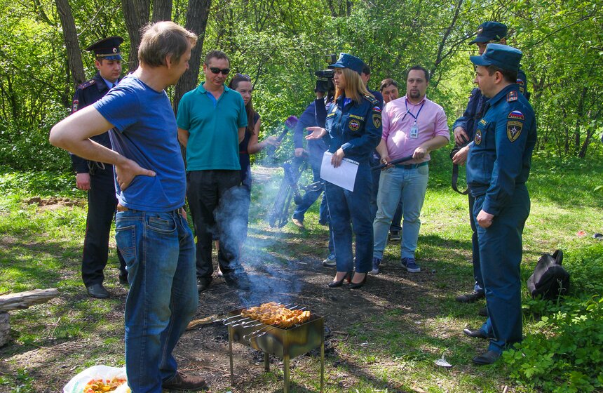 Профилактический рейд МЧС в усадьбе Михалково 20 фото