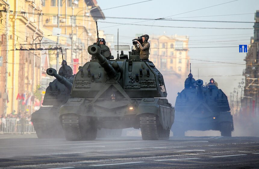 Военная техника приняла участие в генеральной репетиции парада 16 фото