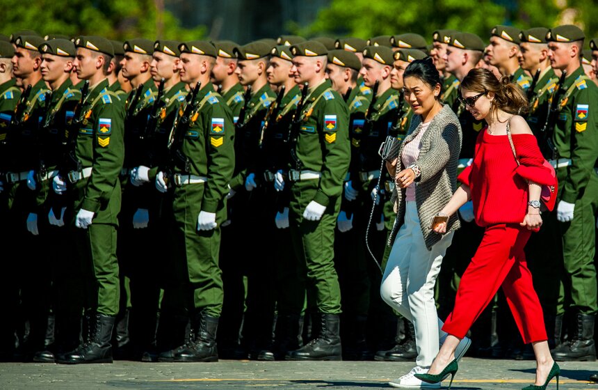 Генеральная репетиция парада Победы прошла в столице 6 фото