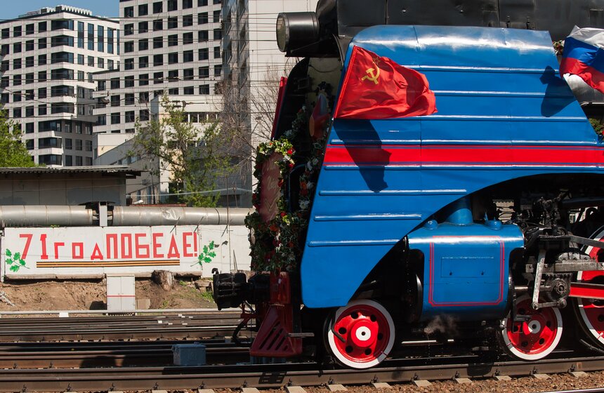 "Поезд Победы" с ветеранами отправился с Киевского вокзала 31 фото