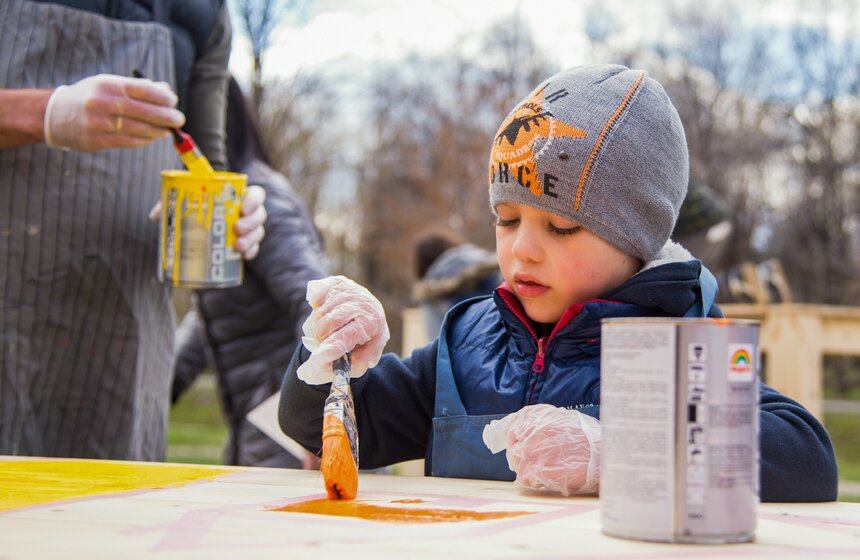 Квест-субботник в парке "Красная Пресня" 20 фото