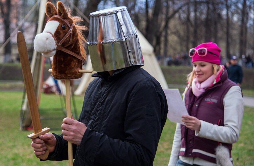 Квест-субботник в парке "Красная Пресня" 26 фото