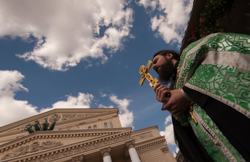 На Театральной площади отметили Вербное Воскресенье 17 фото